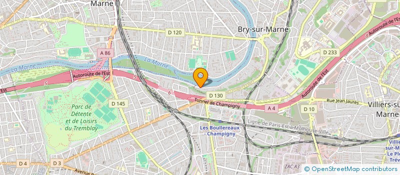 localisation de l'entreprise SOCIETE UNITRADE à BRY-SUR-MARNE