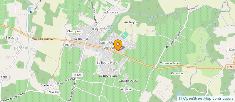 localisation de l'entreprise SOCIETE UNIVERS PERGOLA  SAINT-QUENTIN-DE-BARON