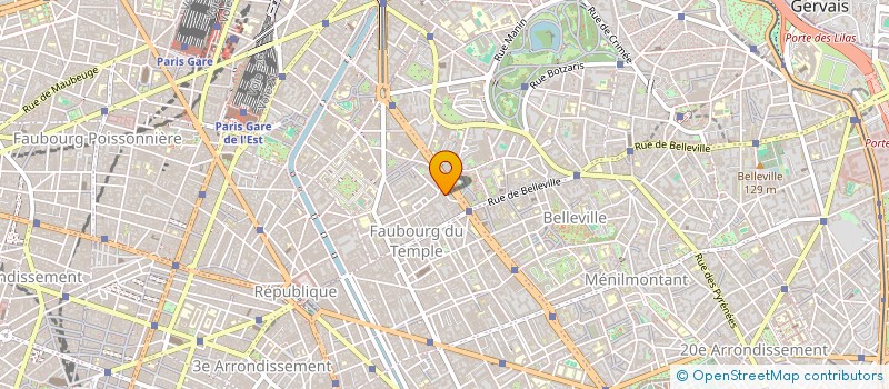 localisation de l'entreprise SOCIETE UNIVERSELLE à PARIS