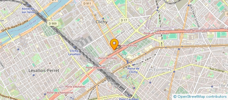 localisation de l'entreprise SOCIETE URBAINE DE CONTRE ASSURANCES à CLICHY