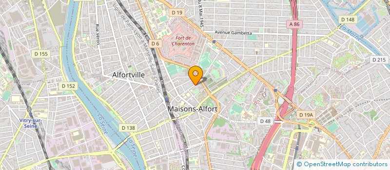 localisation de l'entreprise SOCIETE URBAINE ET FERROVIAIRE SUF à MAISONS-ALFORT