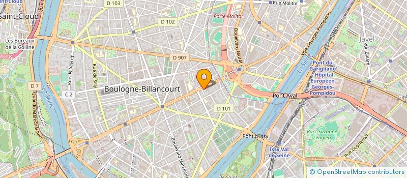 localisation de l'entreprise SOCIETE US MOTORS à BOULOGNE-BILLANCOURT
