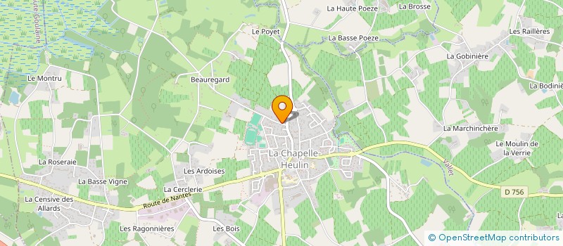 localisation de l'entreprise SOCIETE VAL DE SEVRE  LE PALLET