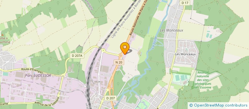 localisation de l'entreprise SOCIETE VALENTI à MORIGNY-CHAMPIGNY