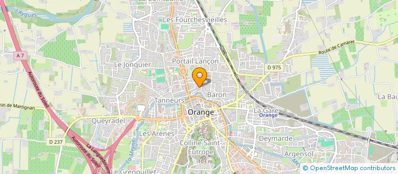 localisation de l'entreprise SOCIETE VALENTINOISE D ARTICLES CHAUSSANTS à ORANGE