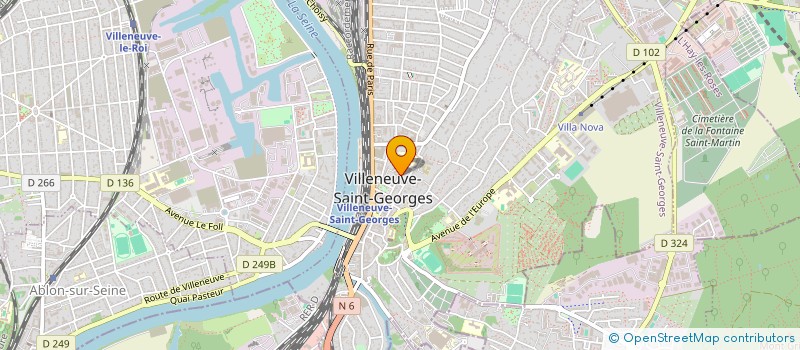 localisation de l'entreprise SOCIETE VALLEE  VILLENEUVE-SAINT-GEORGES