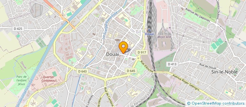 localisation de l'entreprise SOCIETE VALLET à DOUAI