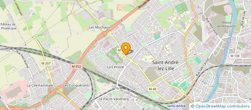 localisation de l'entreprise SOCIETE VALMY DEFENSE 38 EN ABREGE SVD 38 à SAINT-ANDRE-LEZ-LILLE