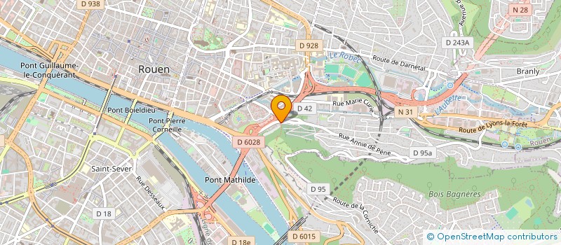 localisation de l'entreprise SOCIETE VALMY DEFENSE 82 EN ABREGE SVD 82  ROUEN