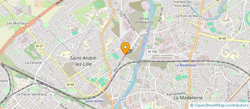 localisation de l'entreprise SOCIETE VALMY DEFENSE 88 - EN ABREGE SVD 88 à SAINT-ANDRE-LEZ-LILLE