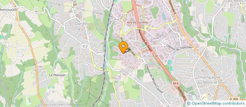 localisation de l'entreprise SOCIETE VAN DYCK  DARDILLY