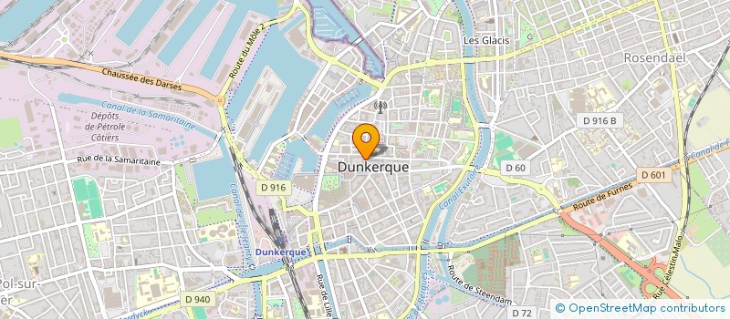 localisation de l'entreprise SOCIETE VAN HECKE à DUNKERQUE