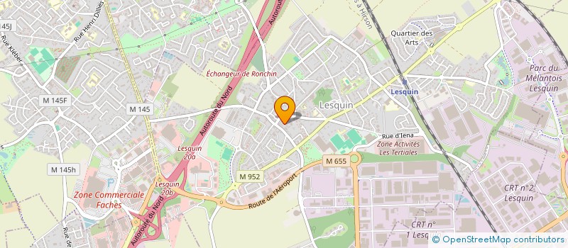 localisation de l'entreprise SOCIETE VAN NOTEN FRERES à LESQUIN
