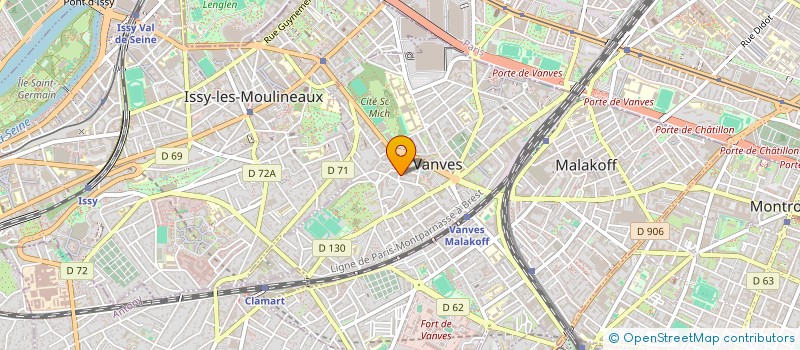 localisation de l'entreprise SOCIETE VAN OOST ET COMPAGNIE  VANVES