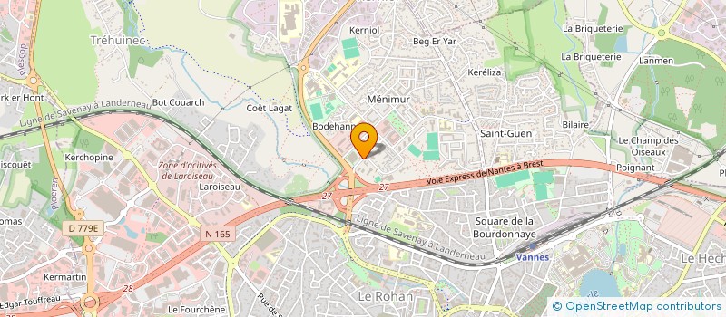 localisation de l'entreprise SOCIETE VANNETAISE D HOTELLERIE 2 à VANNES