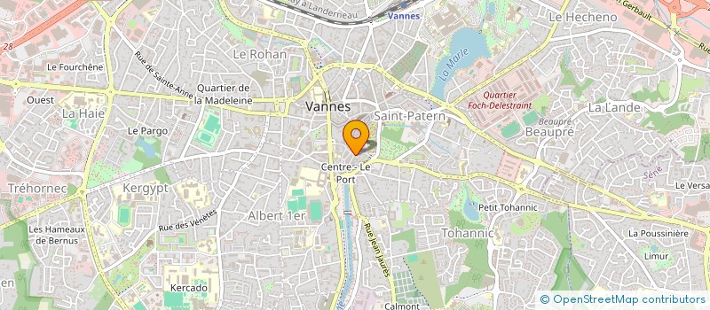 localisation de l'entreprise SOCIETE VANNETAISE DE PRODUITS DE LA MER à VANNES