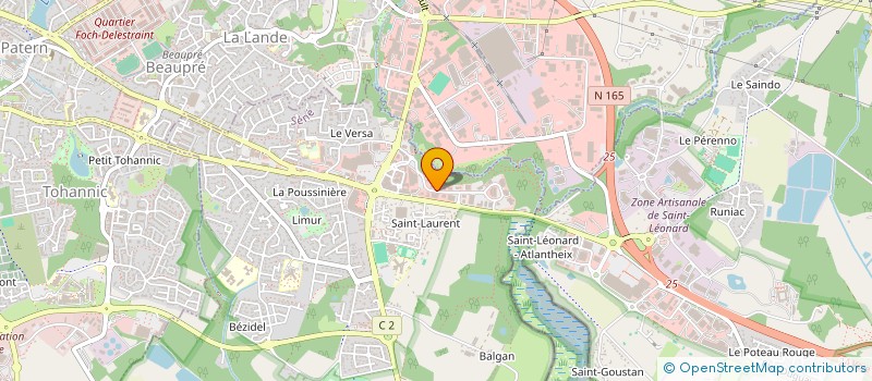 localisation de l'entreprise SOCIETE VANNETAISE DE TRAVAUX PUBLICS à SENE