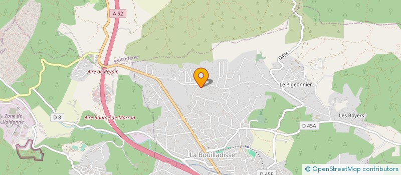 localisation de l'entreprise SOCIETE VANNI FUEL à LA BOUILLADISSE