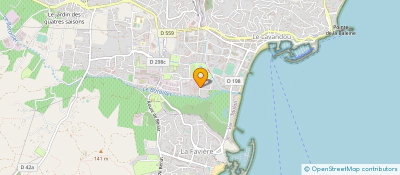 localisation de l'entreprise SOCIETE VAR LOCATION à LE LAVANDOU