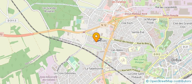 localisation de l'entreprise SOCIETE VARIN à DREUX