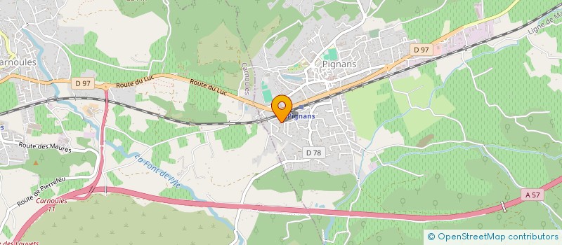 localisation de l'entreprise SOCIETE VAROISE D' ENTRETIEN ET DE SERVICE à PIGNANS