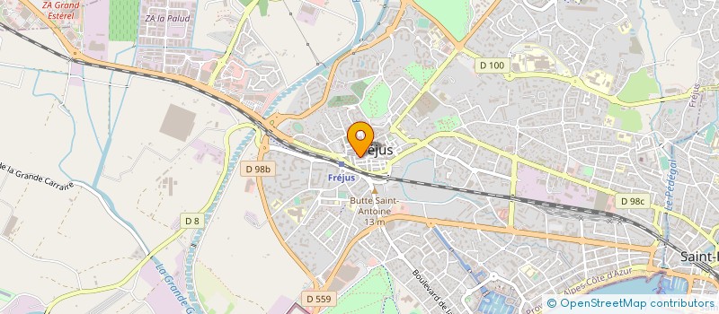 localisation de l'entreprise SOCIETE VAROISE DE DEMOLITION ET TERRASSEMENT SVDT à FREJUS