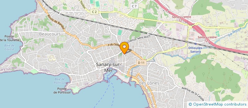 localisation de l'entreprise SOCIETE VAROISE DE MEUBLE à SANARY-SUR-MER