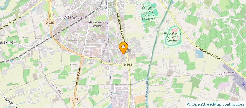 localisation de l'entreprise SOCIETE VAUCLUSIENNE DE DISTRIBUTION AUTOMOBILE à CARPENTRAS