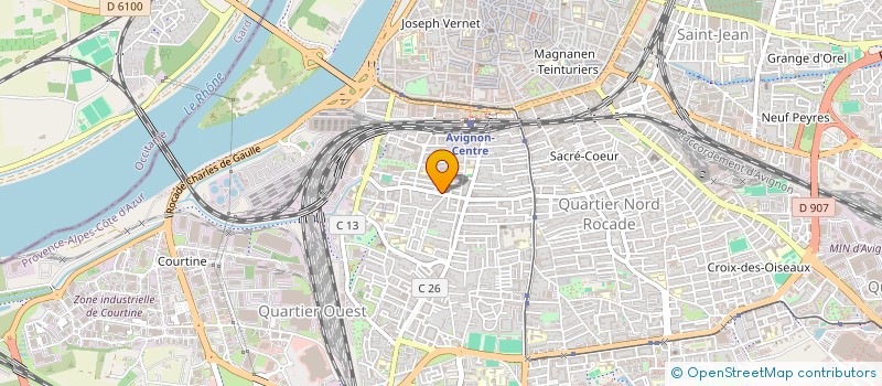 localisation de l'entreprise SOCIETE VAUCLUSIENNE DE SERVICES ET D'EXPEDITIONS à AVIGNON