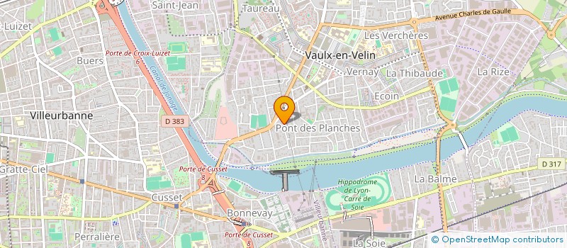 localisation de l'entreprise SOCIETE VAUDAISE D ISOLATION à VAULX-EN-VELIN