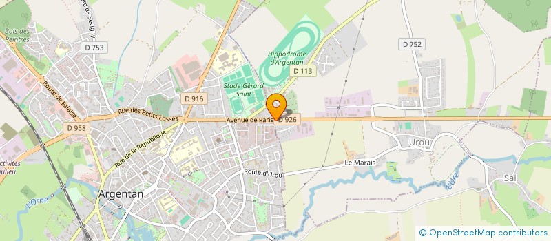 localisation de l'entreprise SOCIETE VEL'ORNE à GOUFFERN EN AUGE