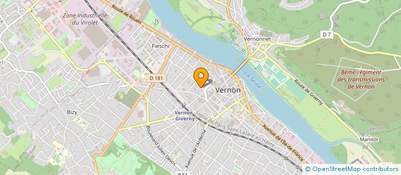 localisation de l'entreprise SOCIETE VELIDE à VERNON