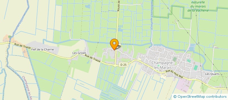 localisation de l'entreprise SOCIETE VENDEENNE BOIS ENERGIES  CHAMPAGNE-LES-MARAIS