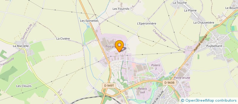 localisation de l'entreprise SOCIETE VENDEENNE DE CARTONNAGE à CHANTONNAY