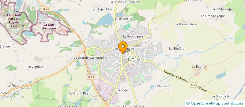 localisation de l'entreprise SOCIETE VENDEENNE DE VETEMENTS à LES EPESSES