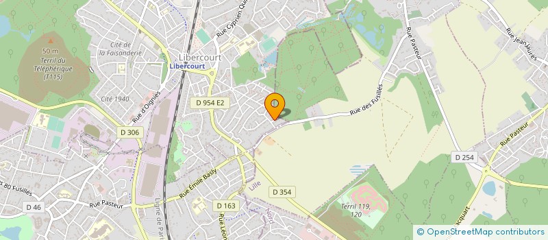 localisation de l'entreprise SOCIETE VENTE DIVERS MATERIEL à LIBERCOURT