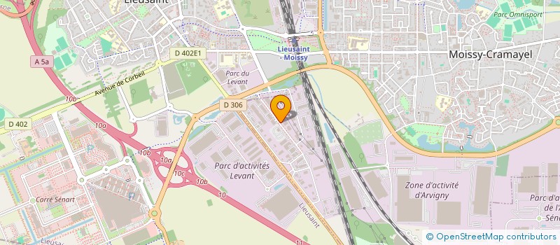 localisation de l'entreprise SOCIETE VENTE INGENEERING SUD à MOISSY-CRAMAYEL