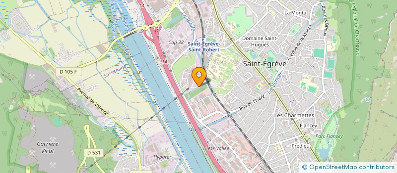 localisation de l'entreprise SOCIETE VERCRIS à SAINT-EGREVE