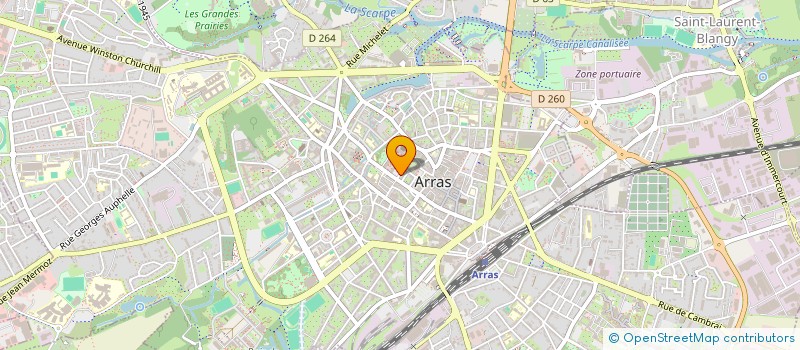 localisation de l'entreprise SOCIETE VERDI à ARRAS