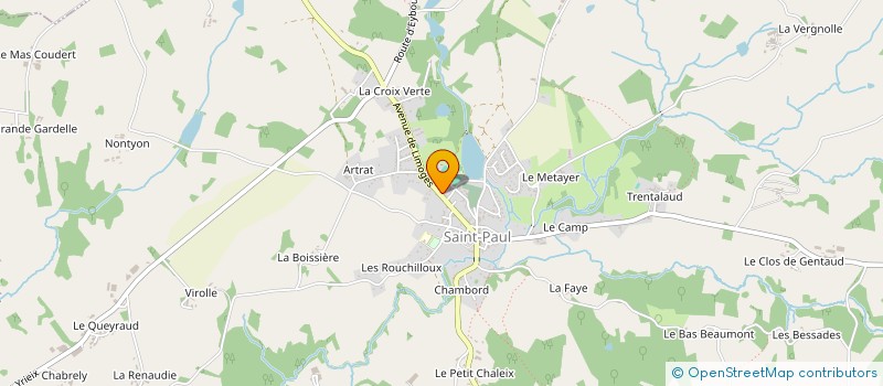 localisation de l'entreprise SOCIETE VERGER-DESLANDES  SAINT-PAUL