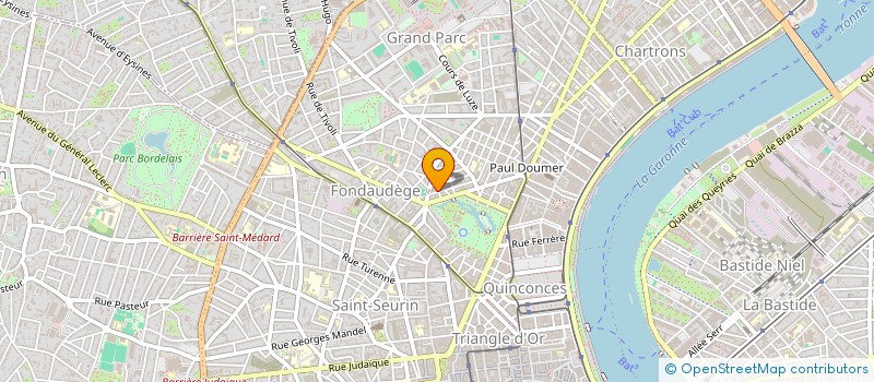 localisation de l'entreprise SOCIETE VERGNIAUD SA à BORDEAUX