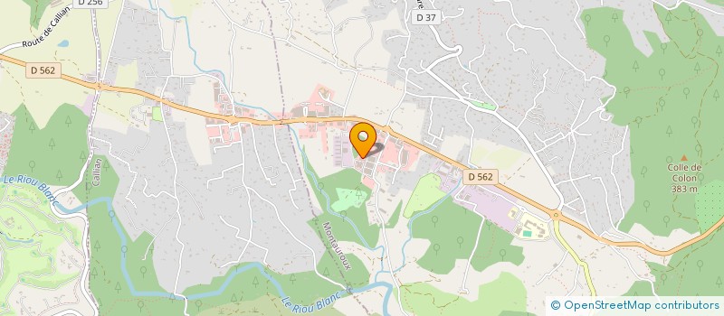 localisation de l'entreprise SOCIETE VERRERIE DE MONTAUROUX à MONTAUROUX