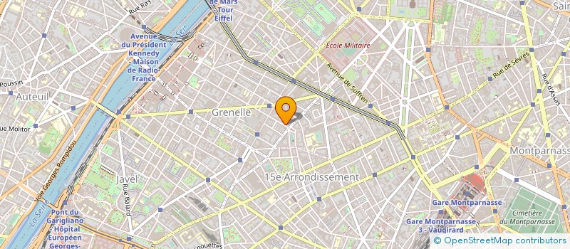 localisation de l'entreprise SOCIETE VERRERIE ET THERMOMETRIE à PARIS