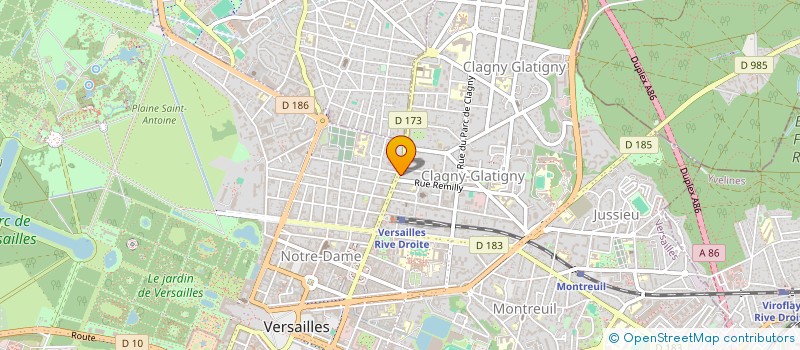 localisation de l'entreprise SOCIETE VERSAILLAISE DE PROMOTION HOTELIERE ET DE RESTAURATION SVPHR à VERSAILLES