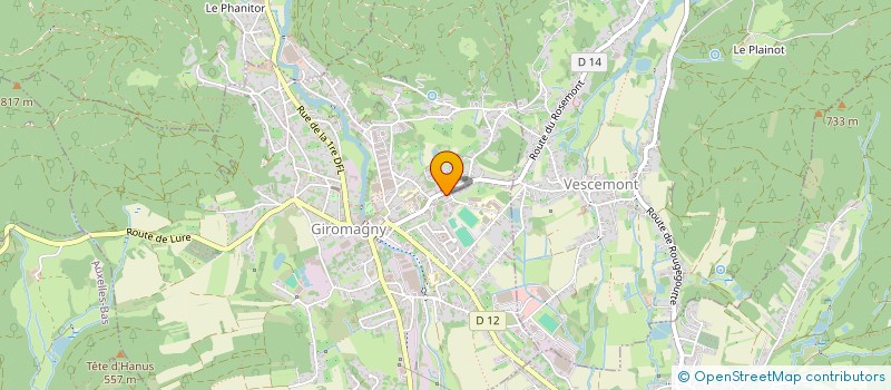 localisation de l'entreprise SOCIETE VESCEMONTOISE D ELECTRICITE à VESCEMONT