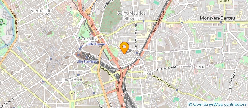 localisation de l'entreprise SOCIETE VESTIS à LILLE