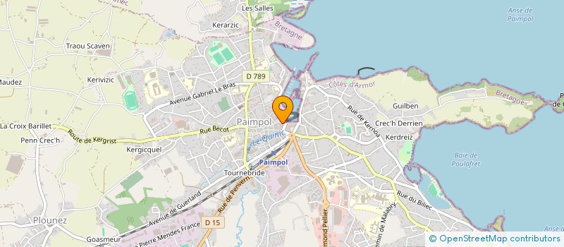 localisation de l'entreprise SOCIETE VETAL CHAUSSURES à PAIMPOL