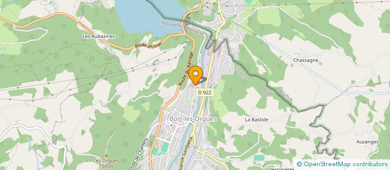 localisation de l'entreprise SOCIETE VETEMENTS MAS  BORT-LES-ORGUES