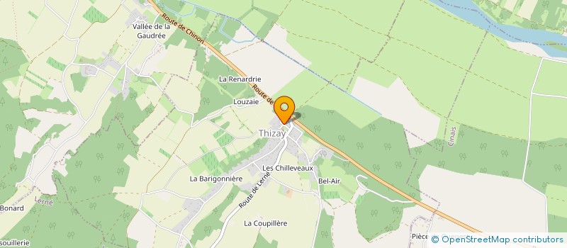 localisation de l'entreprise SOCIETE VETILLARD & FILS à THIZAY