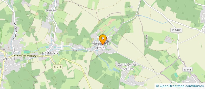 localisation de l'entreprise SOCIETE VEXINOISE DE CONSTRUCTION ET RESTAURATION à VIENNE-EN-ARTHIES